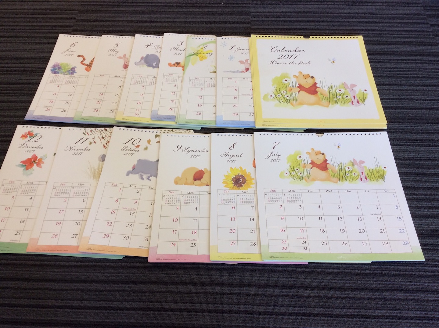 photo of Calender samples