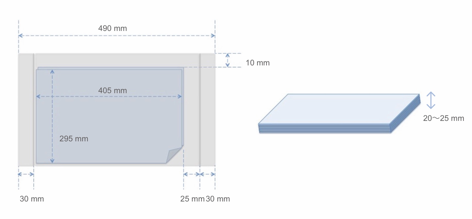 wrapping size